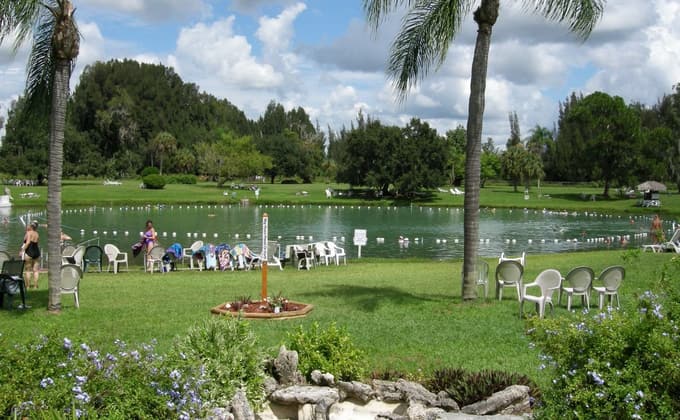 Warm Mineral Springs park in North Port, FL