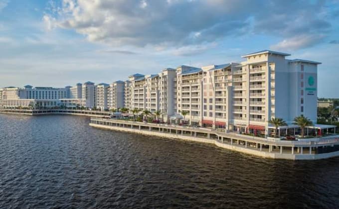Waterfront along Charlotte Harbor in Port Charlotte, FL