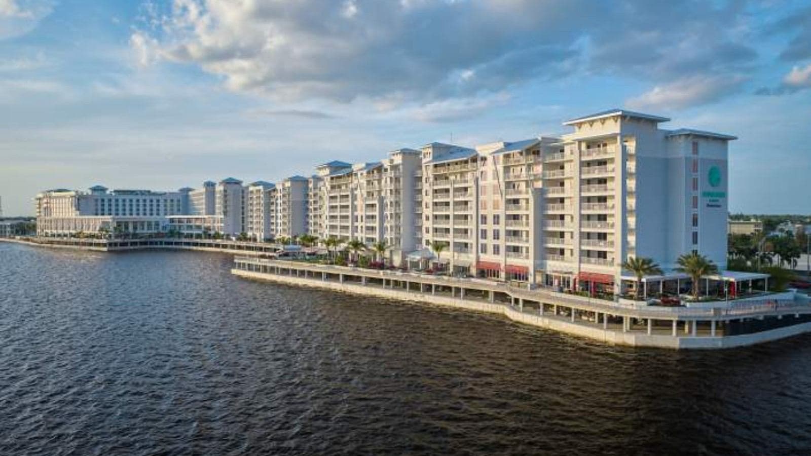 Waterfront along Charlotte Harbor in Port Charlotte, FL